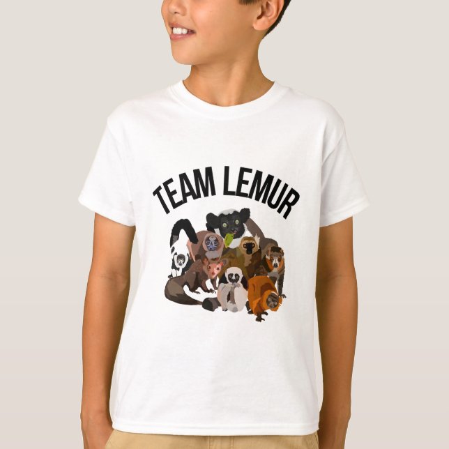 Team Lemur T Shirt (Framsida)