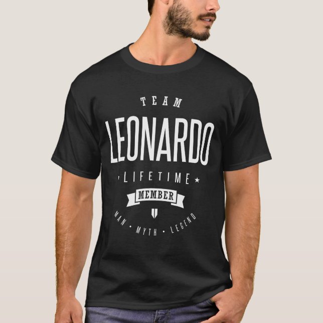 Team Leonardo Tee (Framsida)