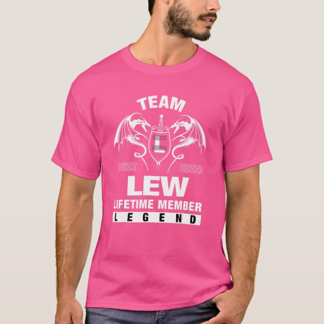 Team Lew Livstidsmedlem   T Shirt (Framsida)
