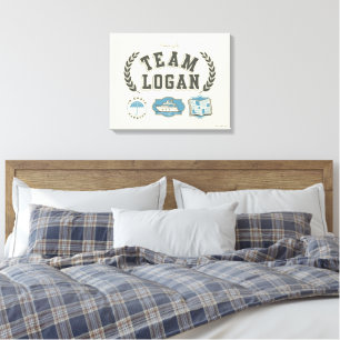 Team Logan Gilmore Girls Design Canvastryck