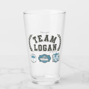 Team Logan Gilmore Girls Design Glaskopp