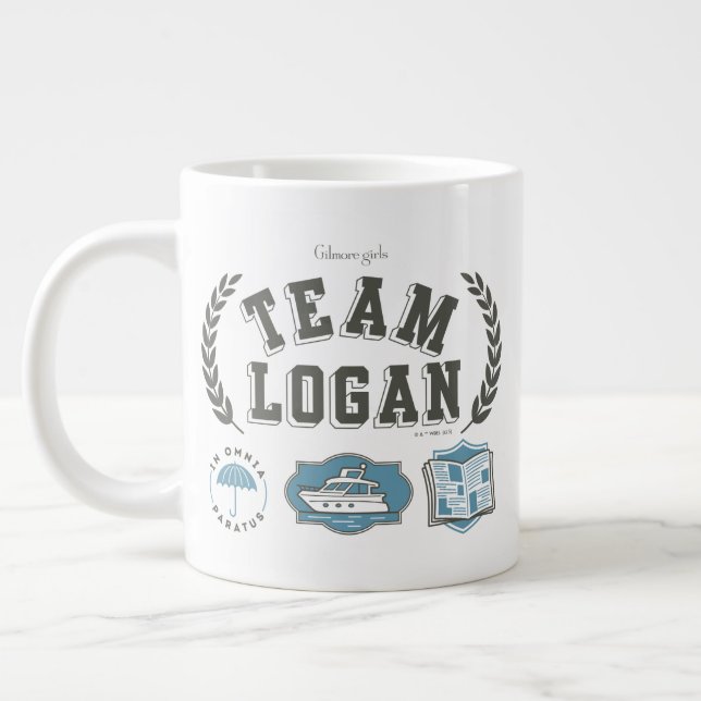 Team Logan Gilmore Girls Design Jumbo Mugg (Vänster)
