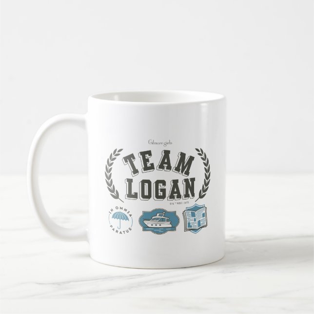 Team Logan Gilmore Girls Design Kaffemugg (Vänster)
