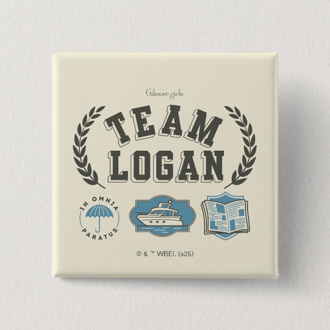 Team Logan Gilmore Girls Design Knapp (Framsida)
