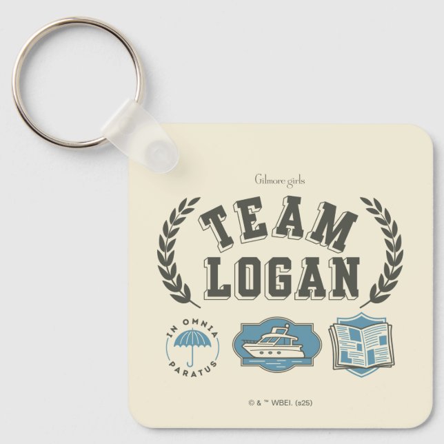 Team Logan Gilmore Girls Design Nyckelring (Framsida)