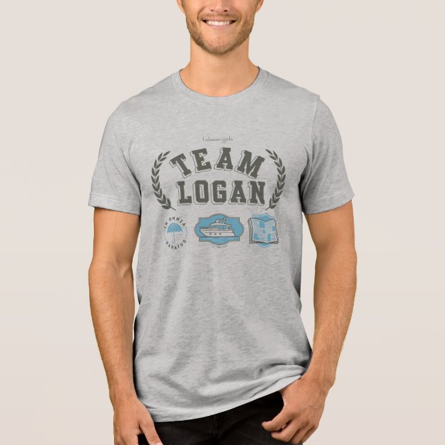 Team Logan Gilmore Girls Design T Shirt (Framsida)