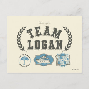 Team Logan Gilmore Girls Design Vykort
