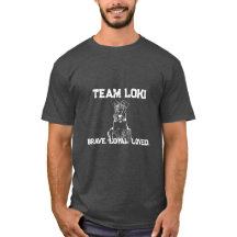 Team Loki Legacy Grunge Mörk Heather Grått T-Shirt