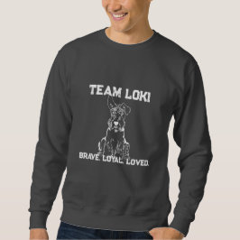 Team Loki Mörk Grått Lång Ärmad Tröja