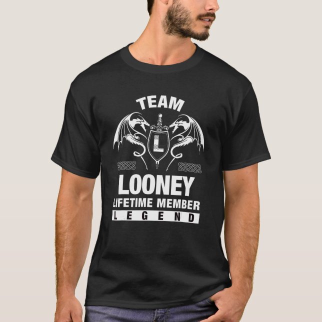 Team Looney-livstidsmedlem T Shirt (Framsida)