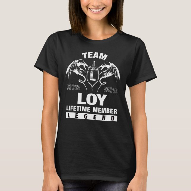 Team Loy-livstidsmedlem T Shirt (Framsida)