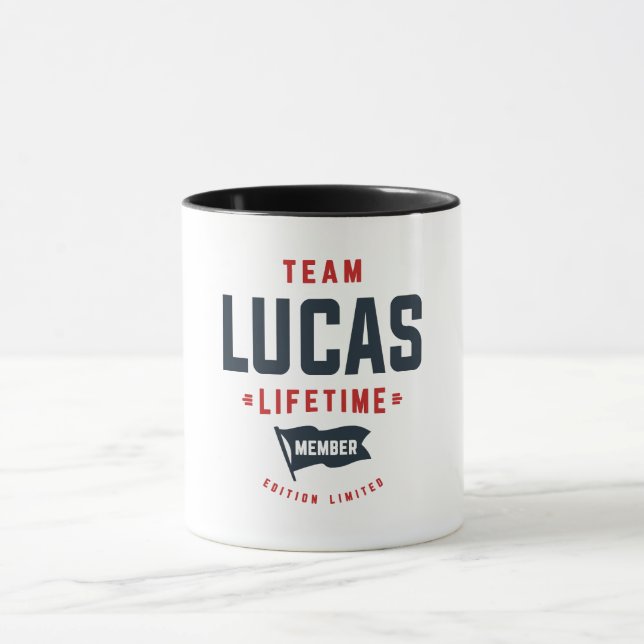 Team Lucas Livtime Member Funny Namn Lucas Mugg (Center)