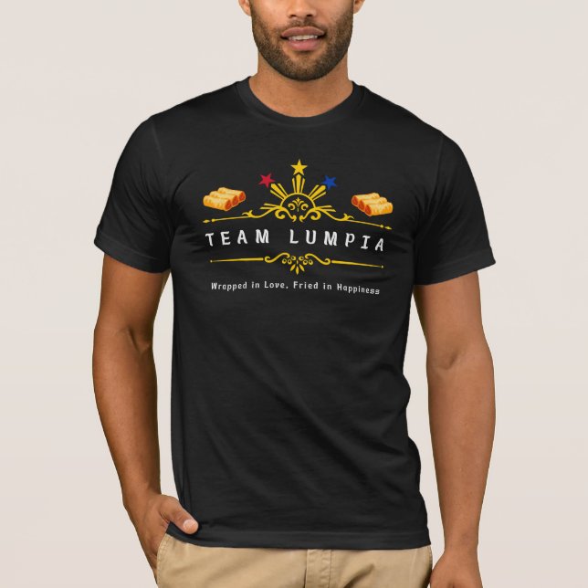 Team Lumpia Kärlek Citat T Shirt (Framsida)