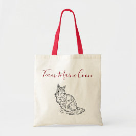 Team Maine Coon tote Tygkasse