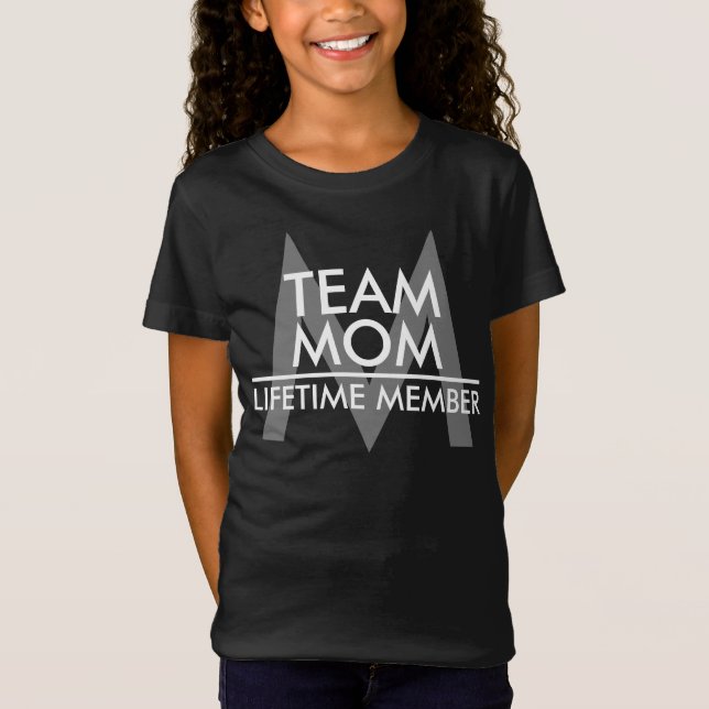 TEAM MAMMA-livstidsmedlem T-Shirt (Framsida)