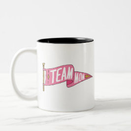 Team Mamma Team Mamma Squad Mamma Mamma Flagga Två-Tonad Mugg