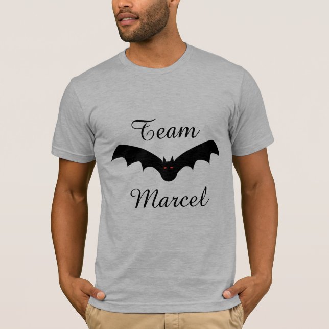 Team Marcel Vampire Fladdermus Shirt T (Framsida)