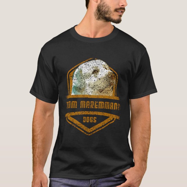 Team Maremmano Hund Shepherd Hund Absese Marema T Shirt (Framsida)