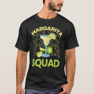 Team Margarita Glass Lime Juice Margarita Squad Pa T Shirt