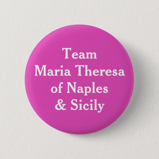 Team Maria Theresa i Neapel och Sicily Knapp (Framsida)