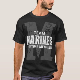 Team MARINES-livstidsmedlem T Shirt