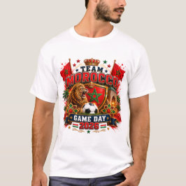 Team Marocko Matchdag 2026 T-Shirt | Marockansk 
