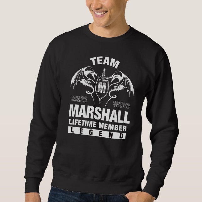 Team Marshall-livstidsmedlem Lång Ärmad Tröja (Framsida)