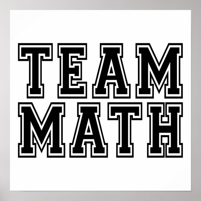 Team Math Poster (Framsidan)