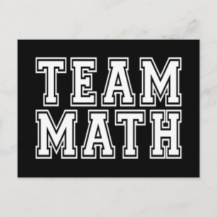 Team Math Vykort