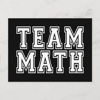 Team Math Vykort