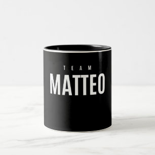 Team Matteo Personlig Namn Två-Tonad Mugg