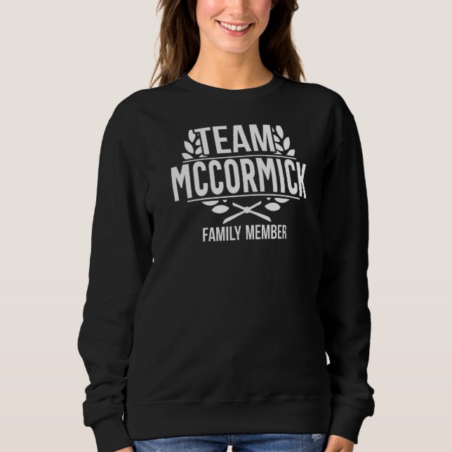 Team Mccormick Family Member Mccormick T Shirt (Framsida)