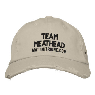 Team MeatHead Hat Broderad Keps