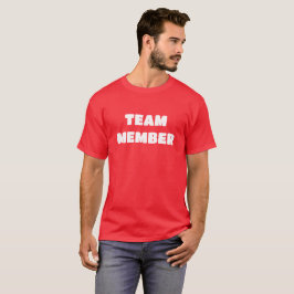 TEAM MEDLEM 2-sidig Manar-Shirt T Shirt