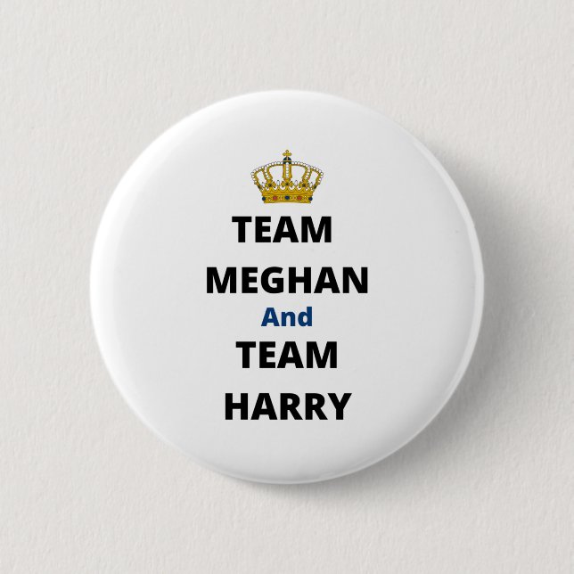 Team Meghan och Team Harry Knapp (Framsida)