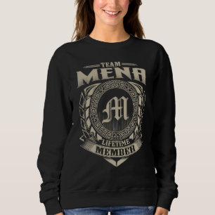 Team MENA Livstidsmedlem Efternamn MENA Familj Vin T Shirt