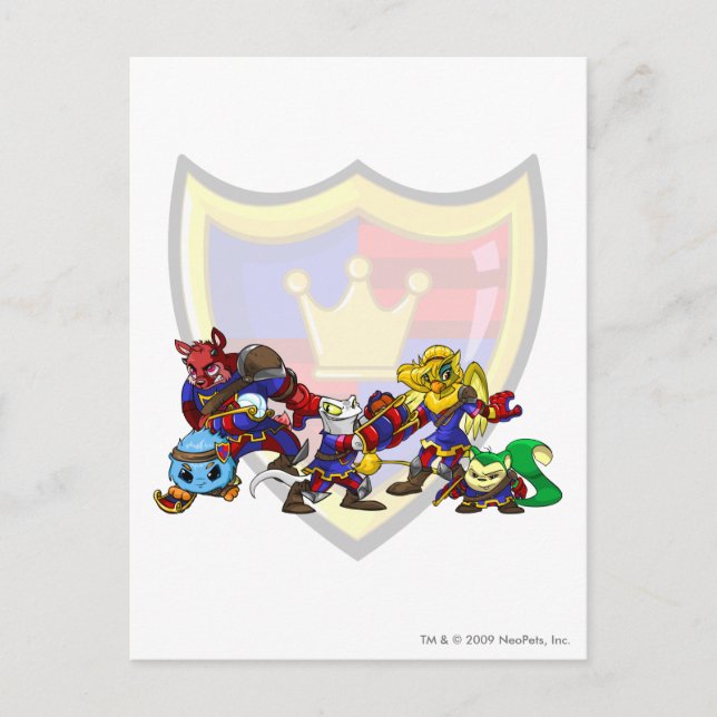 Team Meridell Group Vykort (Framsida)