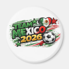 TEAM MEXICO 2026 | Mexikansk stolthet fotboll Magnet