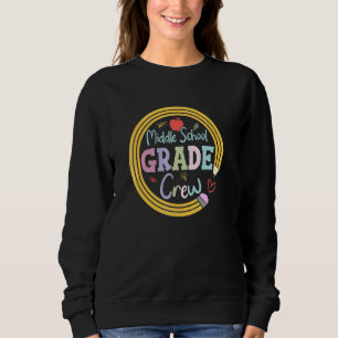 Team Middle School Crew Tillbaka Till Skolan Barn  T Shirt