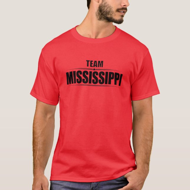 TEAM MISSISSIPPI T SHIRT (Framsida)