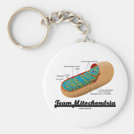 Team Mitochondria (Mitochondrion Humor) Nyckelring