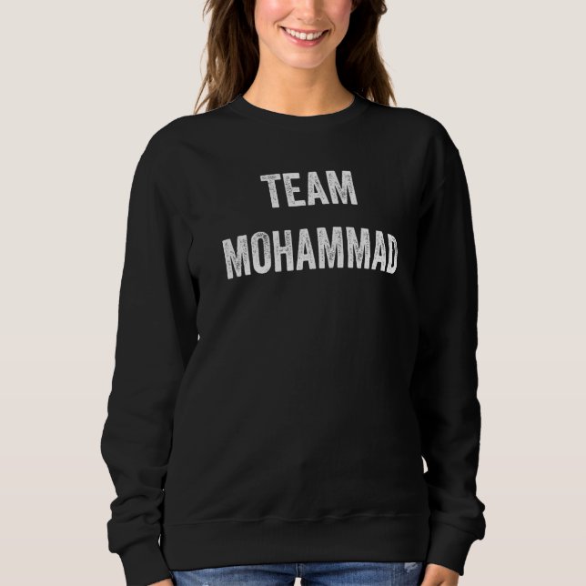 Team Mohammad Go Mohammad Supporter Glädje Fan T Shirt (Framsida)