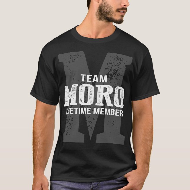 Team MORO-livstidsmedlem T Shirt (Framsida)