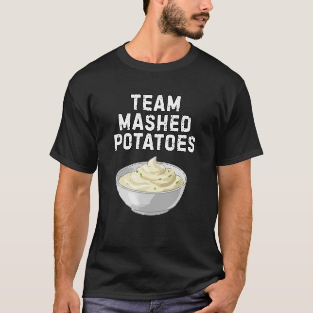 Team Mosade Potatis Tröja Rolig Mat Matluffare (Framsida)