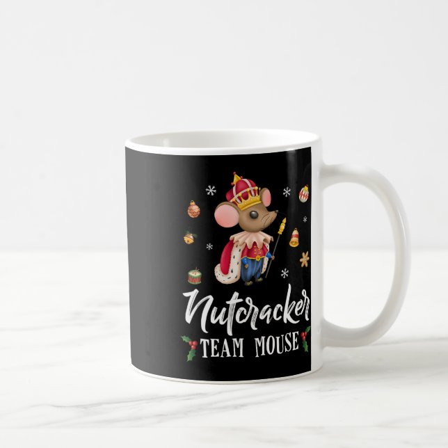 Team Mouse Nutcracker Roligt Soldat, juldansare Kaffemugg (Höger)