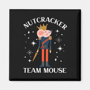 Team Mouse Nutcracker Roligt Soldat, juldansare Magnet