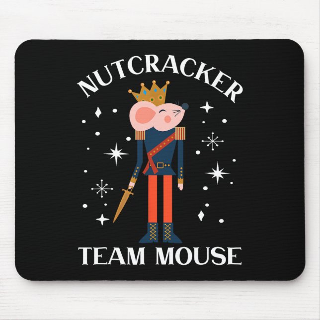 Team Mouse Nutcracker Roligt Soldat, juldansare Musmatta (Framsidan)