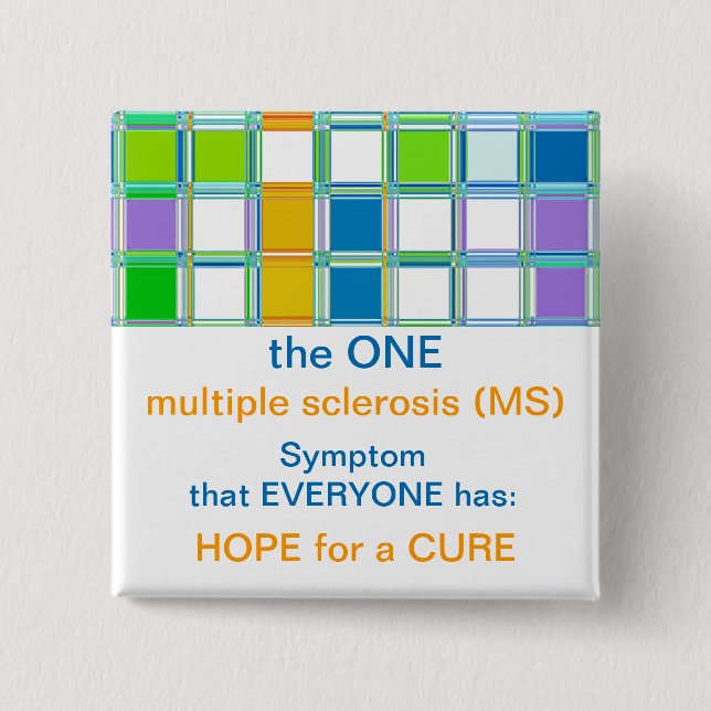Team MS-medvetandehöjningsknappar för många-sklero Knapp (Framsida)