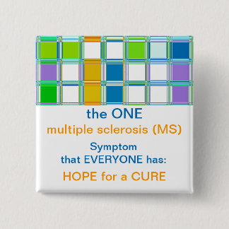 Team MS-medvetandehöjningsknappar för många-sklero Knapp