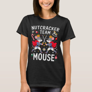 Team Mus nötknäppare skjorta jul dans rolig T Shirt